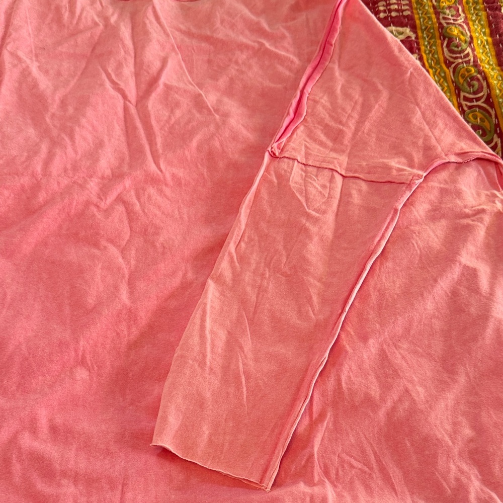 Hot Pink Star Fringe Pullover - Picture 6 of 7